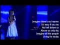 Connie Talbot - Imagine (Karaoke/Instrumental ...