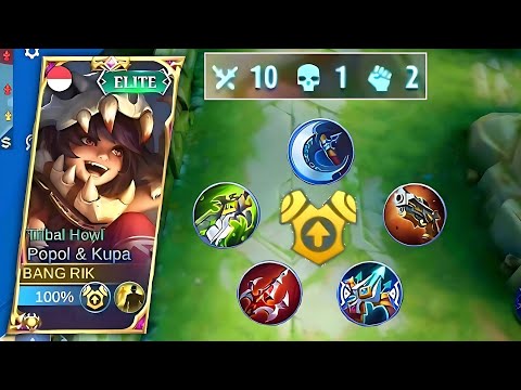 POPOL AND KUPA FULL DAMAGE BUILD | THE NEW BEST BUILD FOR POPOL AND KUPA 2022 | MLBB