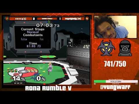 Rona Rumble: West Coast VI | Grand Finals | Rocky (Falco) vs Smashdaddy (Fox)
