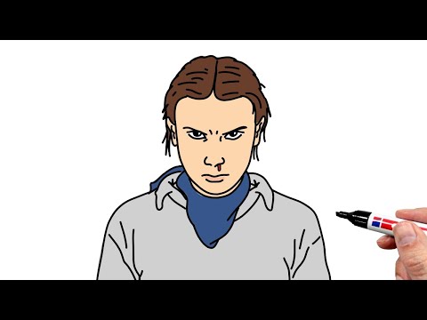 How to Draw Eleven From Stranger Things Season 5