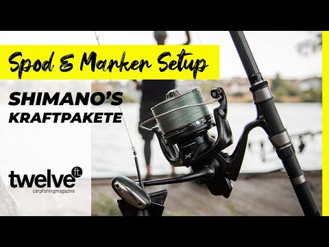 SHIMANO'S Kraftpakete – Spod & Marker Setup mit POWER! TX-Plus Rute + Ultegra Spod XTD Rolle
