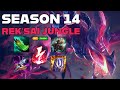 DOMINATE YOUR GAMES WITH THIS NEW REK'SAI BUILD IN SEASON 14 | League of Legends - Gameplay Guide