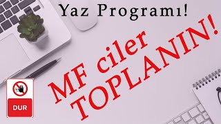SAYISALCILARA ÖZEL DERECELİK YAZ PROGRAMI! (8 - 14 HAZİRAN)  #HAFTAHAF