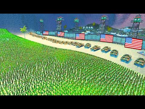 Can Modern US ARMY Hold NEW FORTRESS vs 7,000,000 ZOMBIE INVASION?! - UEBS 2: New Update