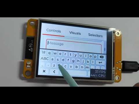 ESP32 development board, standard 2.8-inch TFT  Touch screen