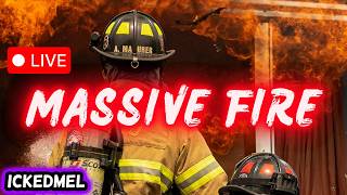 🔴 Brush Fire EXPLODES in Moreno Valley Amid Dangerous Winds