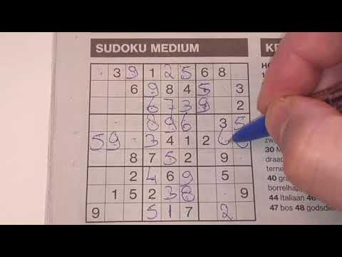 What's happening with the world? (#497) Today a Medium Sudoku puzzle. 03-31-2020