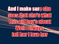 Kenny Chesney She Always Says It First (karaoke)  (by request)