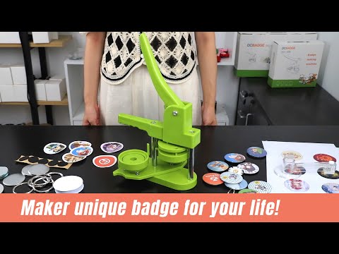 58mm Button Maker Machine - 4th Gen Button Maker - A Must-have for Every DIY Enthusiast