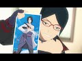 Sarada Makes Fun Of Sasuke S Outfit