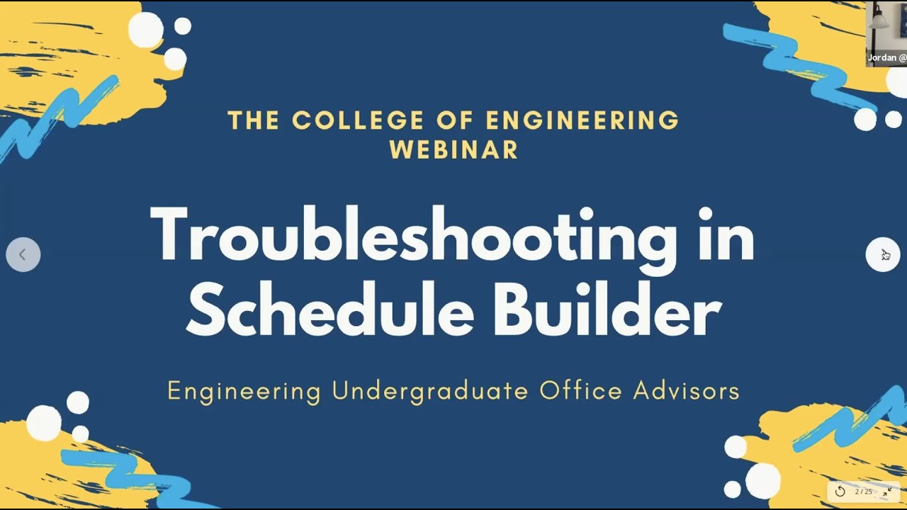 Troubleshooting in Schedule Builder