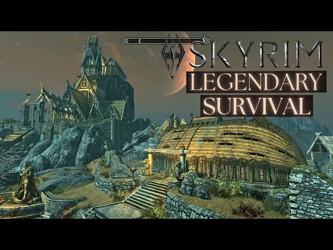 Skyrim Anniversary Edition: Legendary Difficulty Survival Mode Episode 5! (Survival Settings Mod)