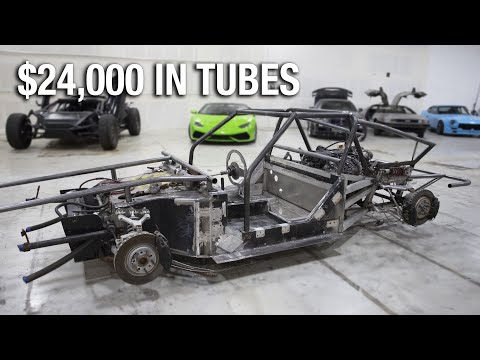 Mid Engine 67 Ford Mustang Fastback Pt. 4 - Full Roll Cage And Body Structure