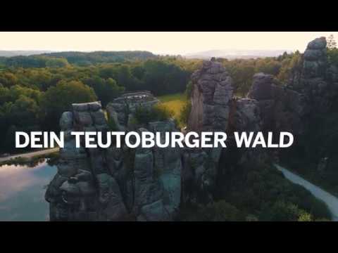Externsteine und Hermannsdenkmal im Teutoburger Wald