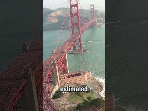Breathtaking Chaos: The Golden Gate Bridge's 50th Anniversary Shocks the World with 800,000 Visitors