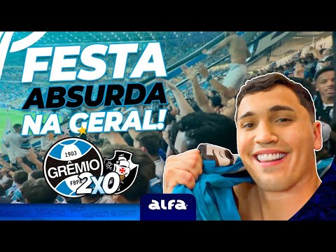 GRÊMIO 2x0 VASCO - UNBELIEVABLE CELEBRATION IN THE GRÊMIO STANDS!