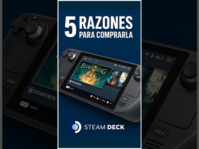 Vídeo relacionado con VALVE Steam Deck 64GB eMMC + 16GB RAM, 7" Zoll, 60Hz, 1280x800px, SteamOS 3.0, Handheld Gaming Console