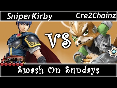 SoS4 - SniperKirby (Marth) vs. Cre2Chainz (Fox) - Pools - Smash 4 - Wii U