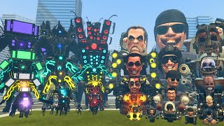 CAMERAMAN 1-79, SPEAKERMAN, TV MAN & LASERMAN VS SKIBIDI TOILET – BOSS FIGHT IN GARRY'S MOD!