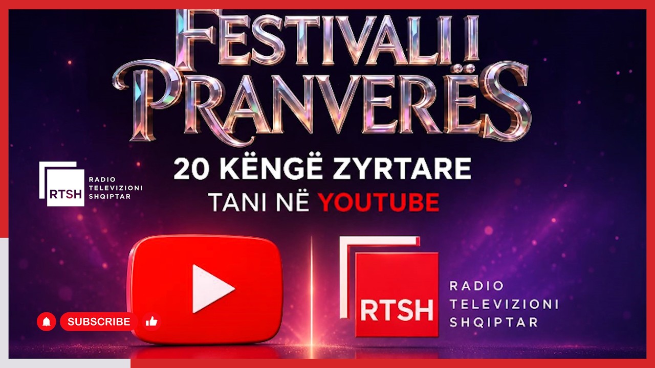 Zbulohen 20 këngët pjesëmarrëse në Festivalin e Pranverës, klipet publikohen në kanalin e RTSH në Youtube