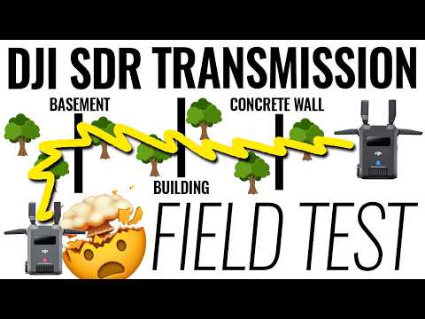 DJI SDR Transmission THROUGH WALLS & DISTANCE Field Test!