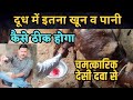 बकरी के दूध में खून आना बकरी के थन से खू