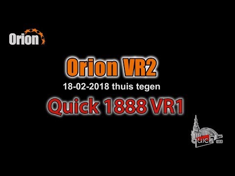 Orion VR2  vs Quick 1881 VR1  18-2-2018 (HD)