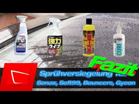 Sonax Brilliant Shine, Gyeon Cure, Soft99 Fukupika, Bouncers Bead Juice Conclusion after 6 weeks!