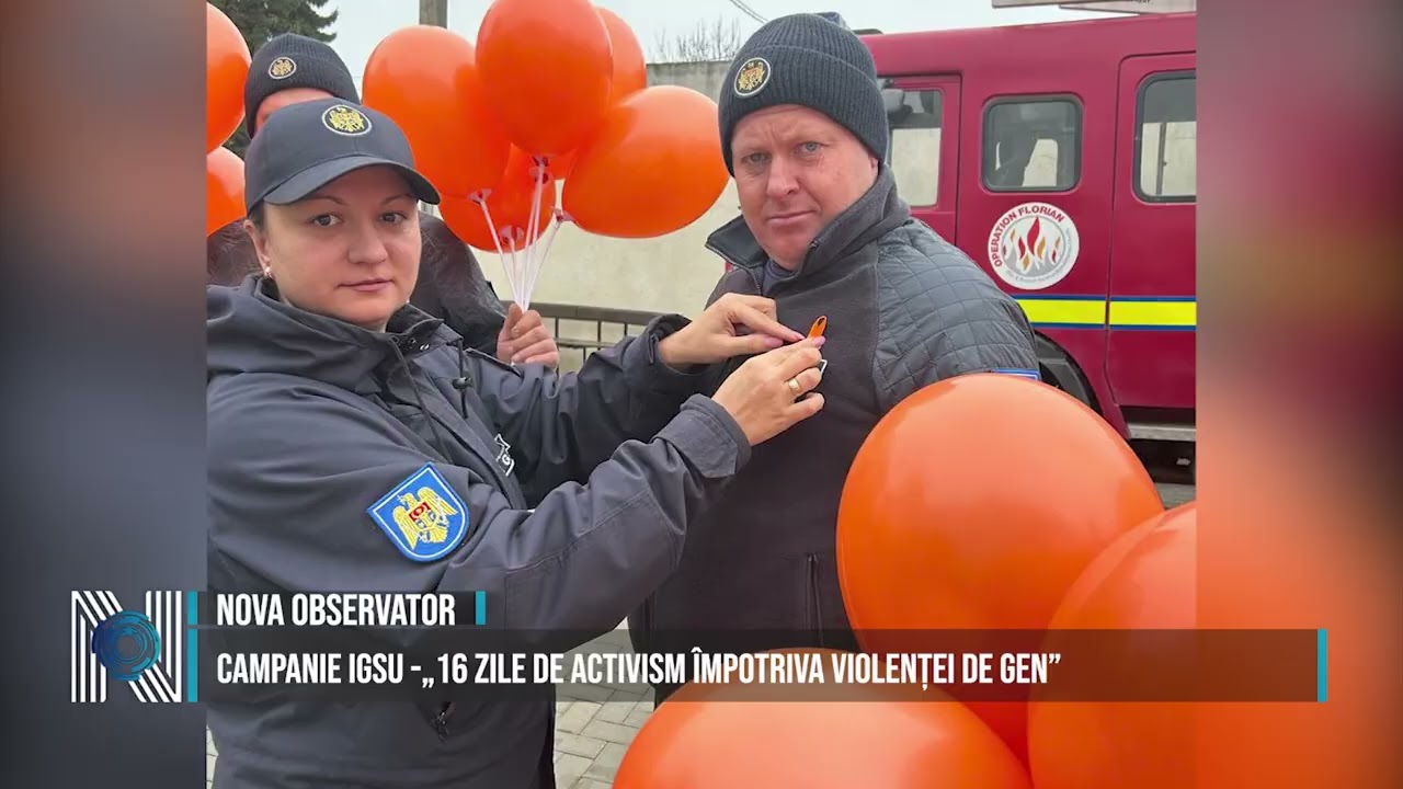Campanie IGSU -„16 Zile de Activism Împotriva Violenței de Gen”