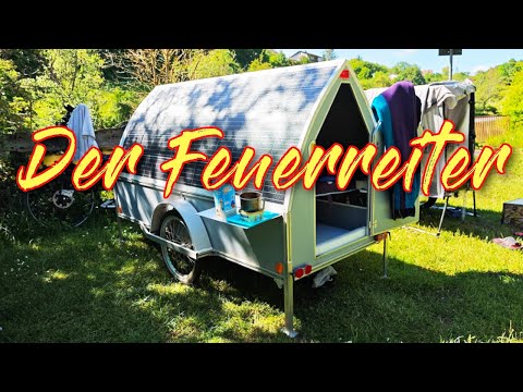 Suitable for long distances & unlimited electricity, Richi's bicycle caravan