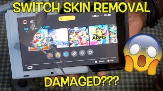 NINTENDO SWITCH SKIN REMOVAL AFTER 7 MONTHS - IS IT DAMAGED??