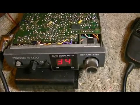 Albrecht AE 4200 CB Funkgerät Reparatur und Empfangs Abgleich - eflose #1291
