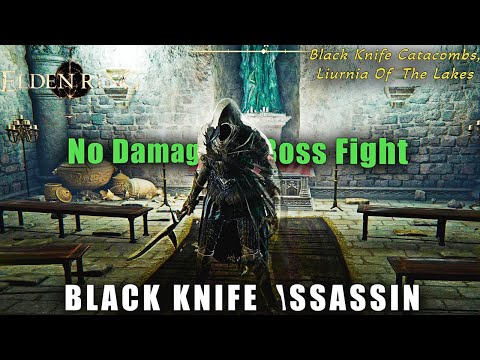 Elden Ring Black Knife Assassin Hidden/Secret Boss Fight [Solo, No Damage], Black Knife Catacombs