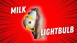 Milk in Lightbulb by TCC | How to get milk into a lightbulb? #magic