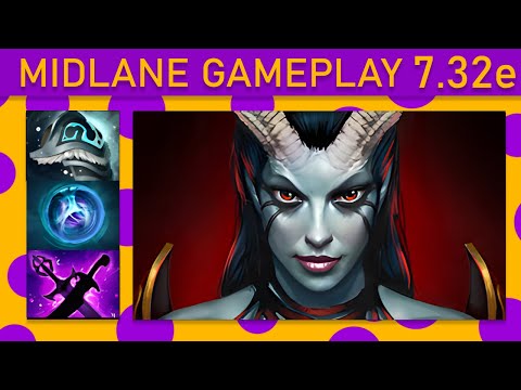 🌟25+ Kills! Queen of Pain Mid Gameplay - Dota 2 High MMR