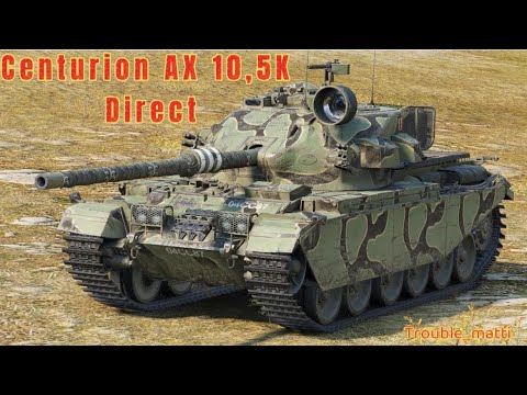 Wot console | Centurion AX | 10,5k dmg combined