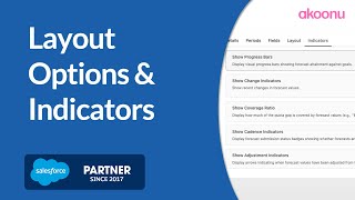 Layout Options & Indicators
