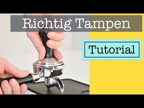 Correct tamping when preparing espresso | Instructions and common mistakes