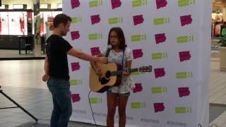 Malia A. B. singing "She Will Be Loved", Crazy 8 &amp; Kidz Bop Auditions, San Antonio, TX