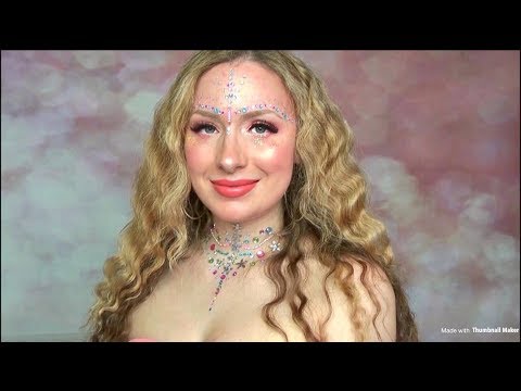 IBIZA BODY CRYSTALS & GLITTER MAKEUP TUTORIAL 2017 🦄🌈☀️