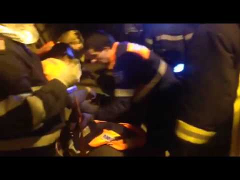 Accident pe un pod de cale ferata din Lugoj