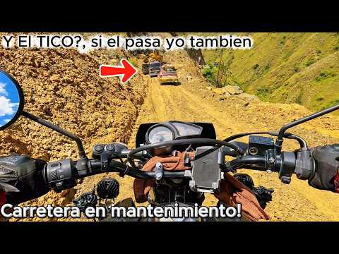 Huanuco Ambo.Carretera en Mantenimiento. y el tico? XR190l (carretera cayna)