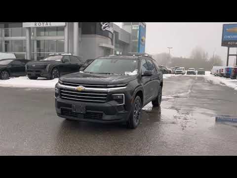 2026 Chevrolet Traverse AWD 4dr LT in Black for sale at Royal Chevrolet in Orangeville, ON