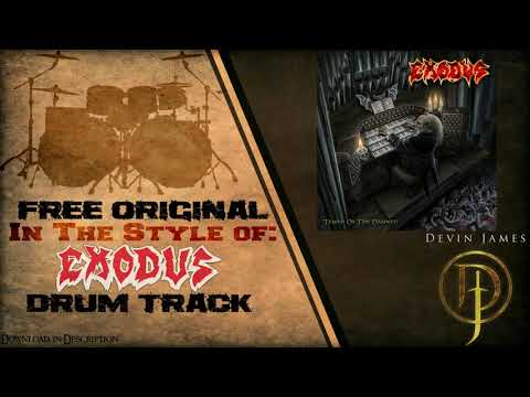 Exodus Styled Free Original Drum Track - 187 BPM (FREE DOWNLOAD)