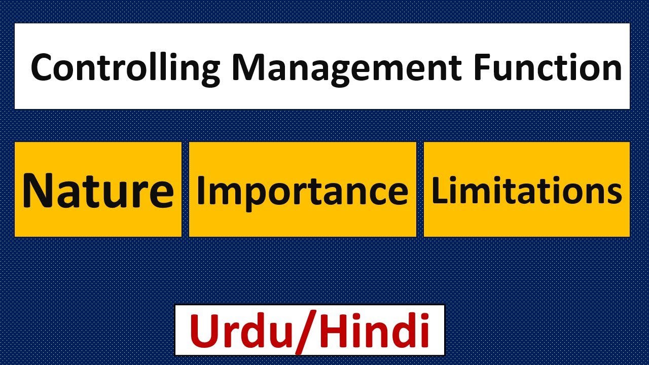 Controlling in Management | Nature, Importance & Limitations of Controlling