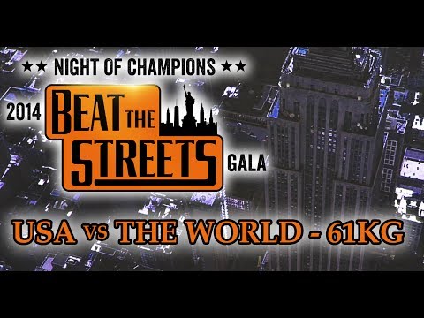 61kg Jimmy Kennedy vs Aleksandr Bogomoev - 2014 Beat the Streets Night of Champions - USA vs World