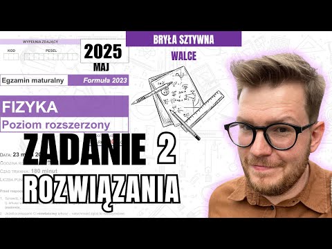 Cylinder racing - a rigid body, or what causes a problem on the final exam. Task 2 May 2025 CKE.