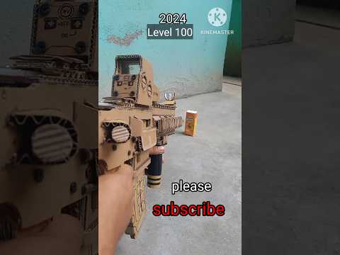 gun / cardboard gun / paper gun #shorts#cardboardproject #cardboard