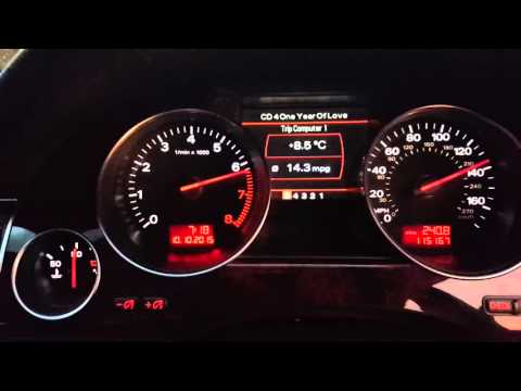 Audi A8L W12 6.0 acceleration 0-265km/h