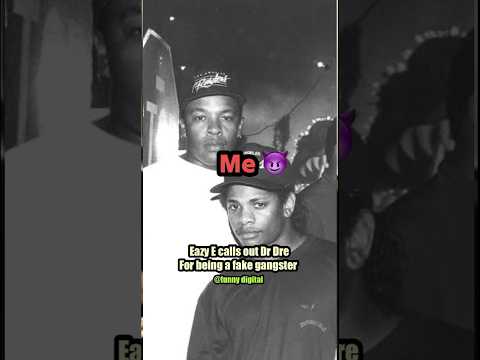 Eazy E was planning to kill Dr.Dre for claiming to be gangster 💔🪦